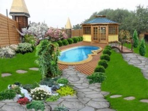 Дизайн земельного участка 6 соток. Участок 6 соток: примеры планировки и варианты обустройства участка в 6 соток (125 фото) 29 Дизайн земельного участка 6 соток. Участок 6 соток: примеры планировки и варианты обустройства участка в 6 соток (125 фото) 29