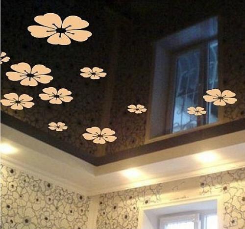 Как наклеить наклейку на натяжной потолок. Наклейки на натяжной потолок — креативный подход к оформлению