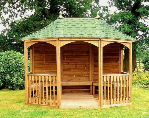Беседки для дачи. Строительство беседки для дачи своими руками: чертежи, размеры, инструкции