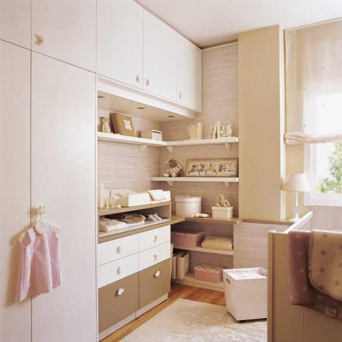 Красивая организация пространства в детской 07