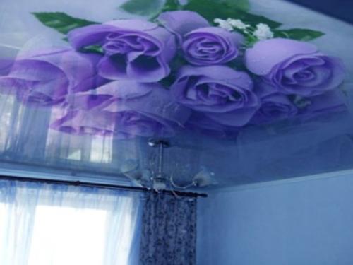 Как наклеить наклейку на натяжной потолок. Наклейки на натяжной потолок — креативный подход к оформлению