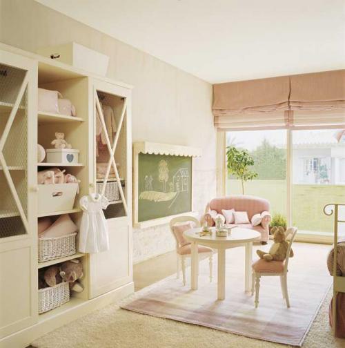 Красивая организация пространства в детской 02