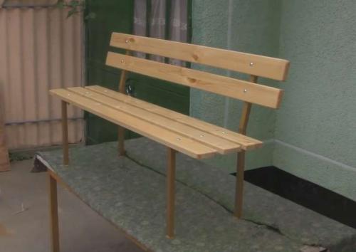 Каркас металлический для скамейки. Описание и размеры 03