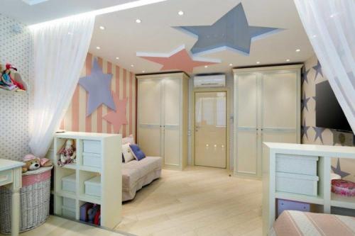 Потолки из гипсокартона в интерьере (150+ фото)