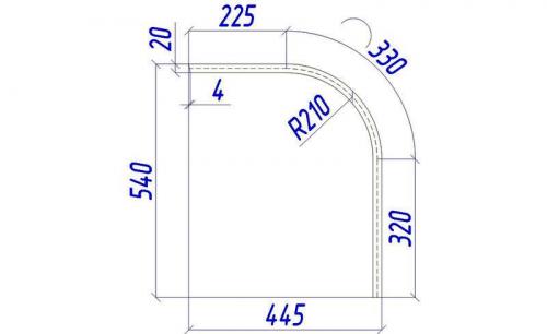 Скамейка из профиля 20х40. Скамья со спинкой из профильной трубы