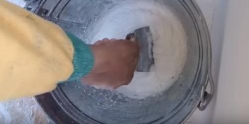 Как правильно разводить гипс строительный. Как развести гипсовую штукатурку? 04