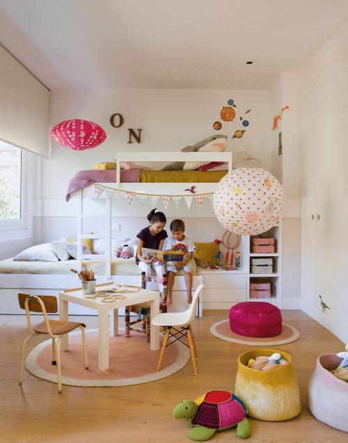 Детская для двоих или троих: несколько прекрасных идей 12