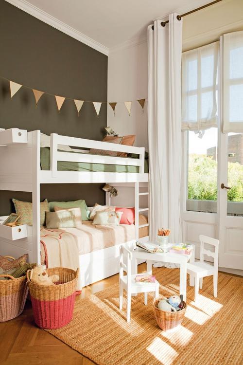 Детская для двоих или троих: несколько прекрасных идей 07