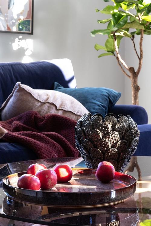 Красивый скандинавский интерьер в оттенках синего (47 кв. м) 08