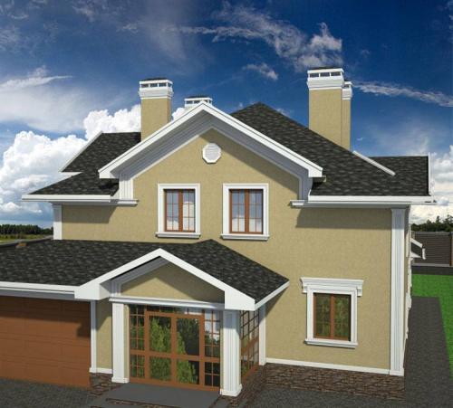 Подбор цвета краски для фасада дома. ФИСТАШКОВЫЙ ЦВЕТ ФАСАДА ДОМА