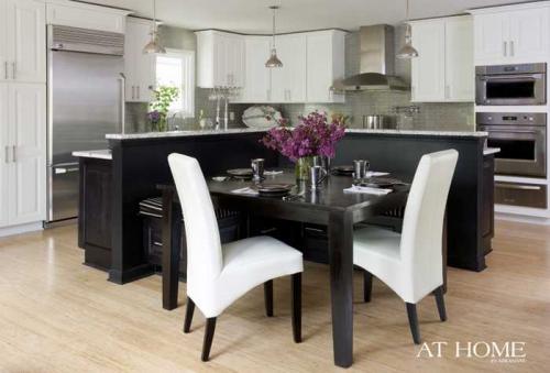 Легкая кухня в одном американском доме 03