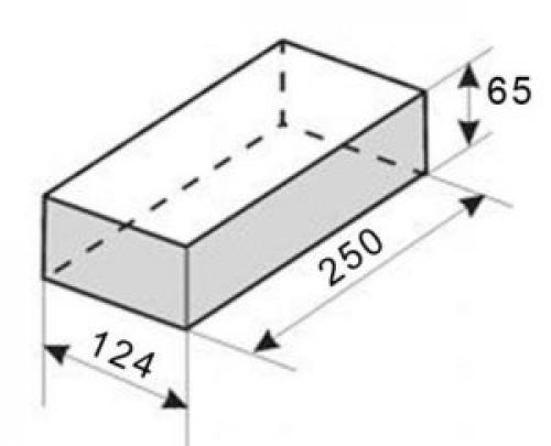 Печной красный кирпич размеры. Размер кирпича для печи