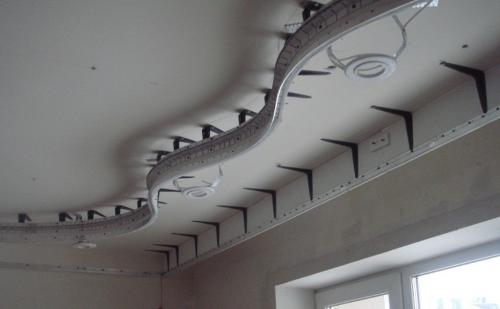 Ширина багета для натяжных потолков. Виды профиля