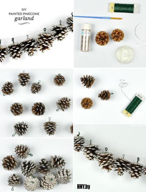 Новогодний декор своими руками пошагово. Новогодние украшения на окна своими руками