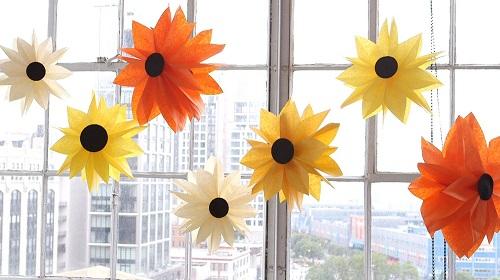 Простые и оригинальные способы украсить комнату с помощью бумаги 03 Простые и оригинальные способы украсить комнату с помощью бумаги 03