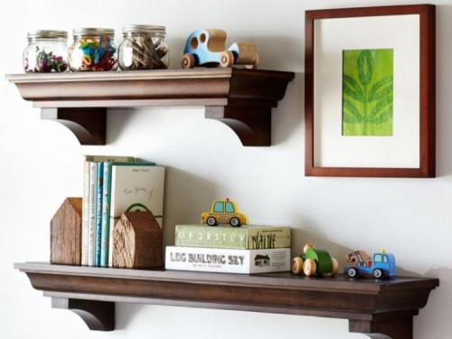 Как выбрать мебель или полки для оформления пустой стены. Настенные полки в интерьере: 95 красивых идей