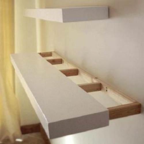 Как снять полку со скрытым креплением. Как снять полки со скрытым креплением