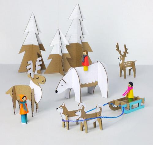 Какие варианты дизайна декора из картона самые популярные. Что можно сделать своими руками из картона: 45 оригинальных идей и мастер-классов