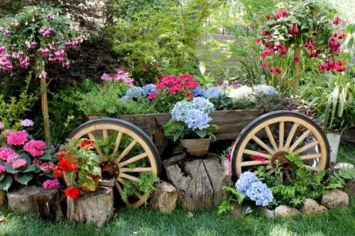 Изделия для дачи своими руками. 90 идей украшений для сада своими руками (фото)