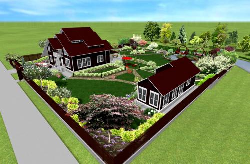 Примеры ландшафтного дизайна на 15 сотках. Что следует учитывать при планировании работ