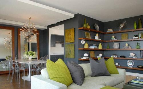 Сочетание коричневого цвета с серым в интерьере. Сочетание коричневого с другими цветами в интерьере