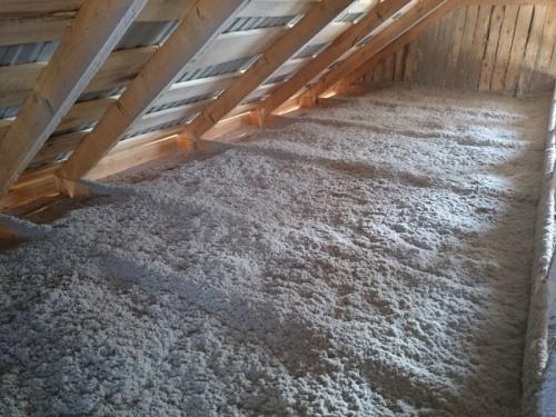 Плотность утеплителя для потолка. Насыпные утеплители