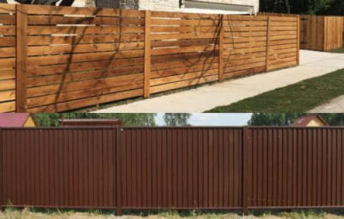 Как сравнить стоимость забора из профнастила с другими материалами, такими, как дерево или металл. Сравнение материалов для заборов