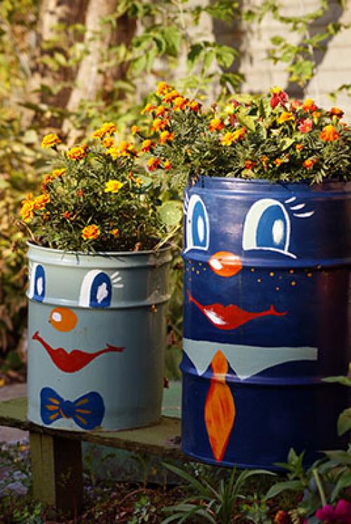 Красивая дача своими руками. Идеи для оформления клумб 03