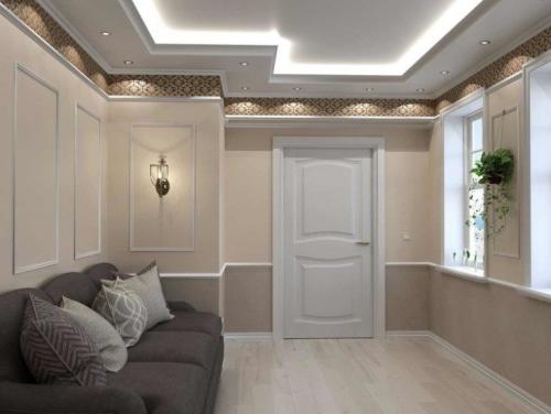 Модные плинтуса 2021. (+66 фото) Потолочный плинтус: типы, плюсы и минусы