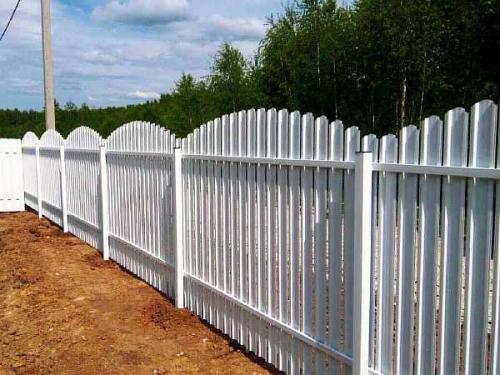 Забор из металлического штакетника своими руками. Забор из евроштакетника своими руками