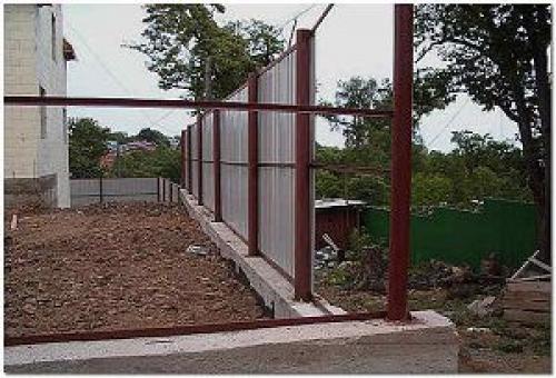 Нужно ли армировать фундамент под забор из профнастила. Как правильно сделать своими руками ленточный фундамент под забор из профнастила с кирпичными столбами