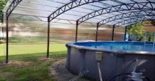 Сколько времени занимает строительство навеса для бассейна. Навесы для бассейнов в Москве – защита и комфорт