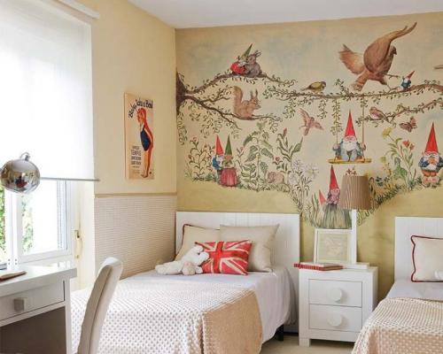 Как украсить стену в детской своими руками. Декор стен в детской комнате своими руками