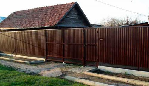 Как сделать металлический забор. Составление чертежа 11