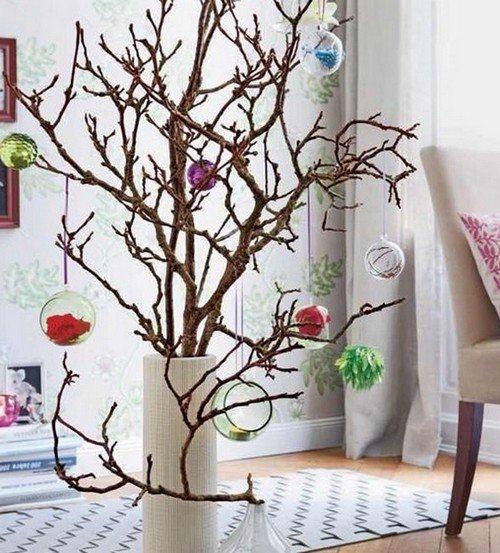 Как украсить комнату на Новый год без елки. Новый год без ёлки: чем заменить главный элемент праздника