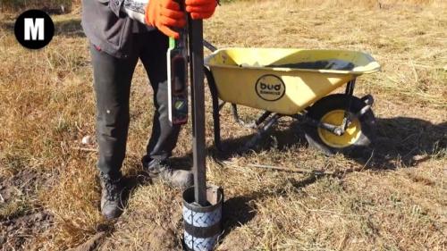 Быстрая Установка столбов для забора. Устанавливаем заборные столбы своими руками надежно