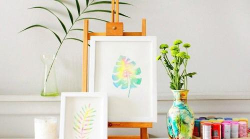 Как можно сделать своими руками картины для украшения комнаты. Создаем картины для интерьера своими руками