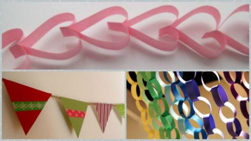 Как украсить комнату на день рождения своими руками из бумаги. Украшения из бумаги своими руками: идеи создания стильных и долговечных бумажных украшений для декора дома и офиса (100 фото + видео)