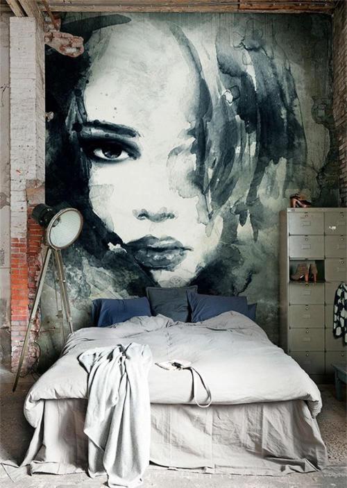 Декор стен в гостиной своими руками. Фотообои для украшения