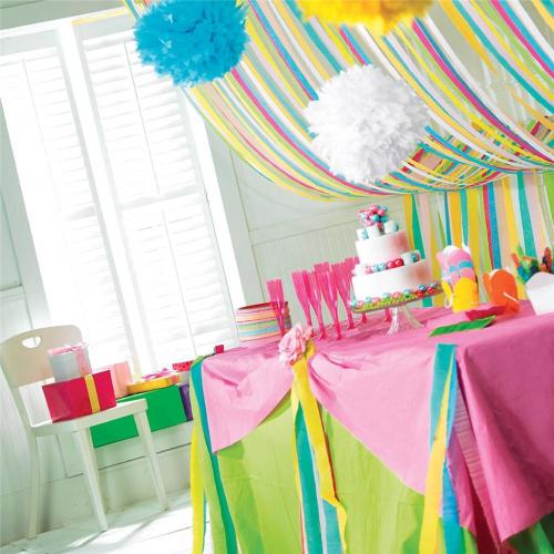 Декор комнаты своими руками из бумаги. Особенности размещения украшений