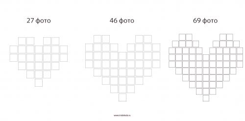 Как можно создать стену с картинками своими руками. Как расположить фотографии на стене (33 схемы)