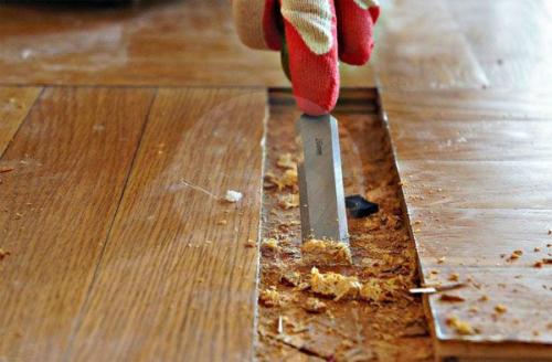 Как разобрать паркет без повреждений. Демонтаж паркета в квартире