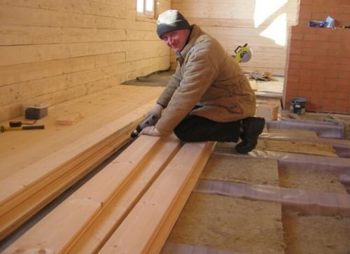 Чем покрыть пол на втором этаже. Устройство балок