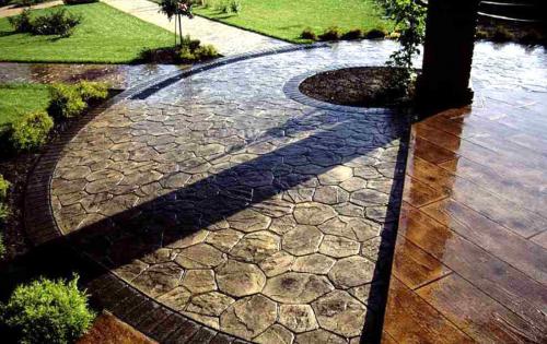 Разделитель для печатного бетона своими руками. Печатный бетон —, что это за технология