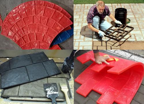 Разделитель для печатного бетона своими руками. Печатный бетон —, что это за технология