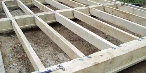 Крепление лаг к брусу. Способы закрепления лаг на обвязке из бруса