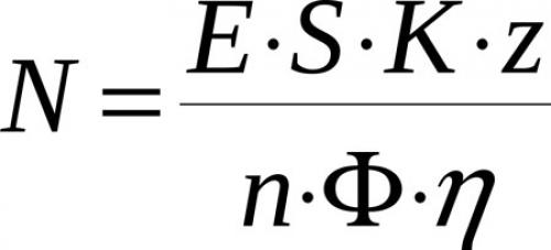 Сколько нужно светодиодных ламп для комнаты 18 кв м. Расчет количества светильников по формуле