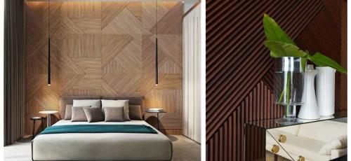 Рейки для изголовья кровати. Декоративные рейки в интерьере 2022: ТОП 100 фотоидей