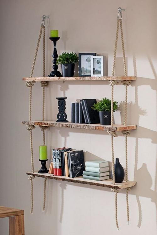 Оригинальные идеи декоративных полок на стену. Оригинальные настенные полки — 50 фото идей