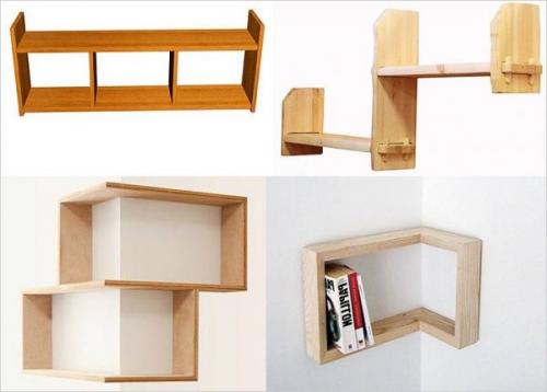 Простая полка своими руками. Виды полок